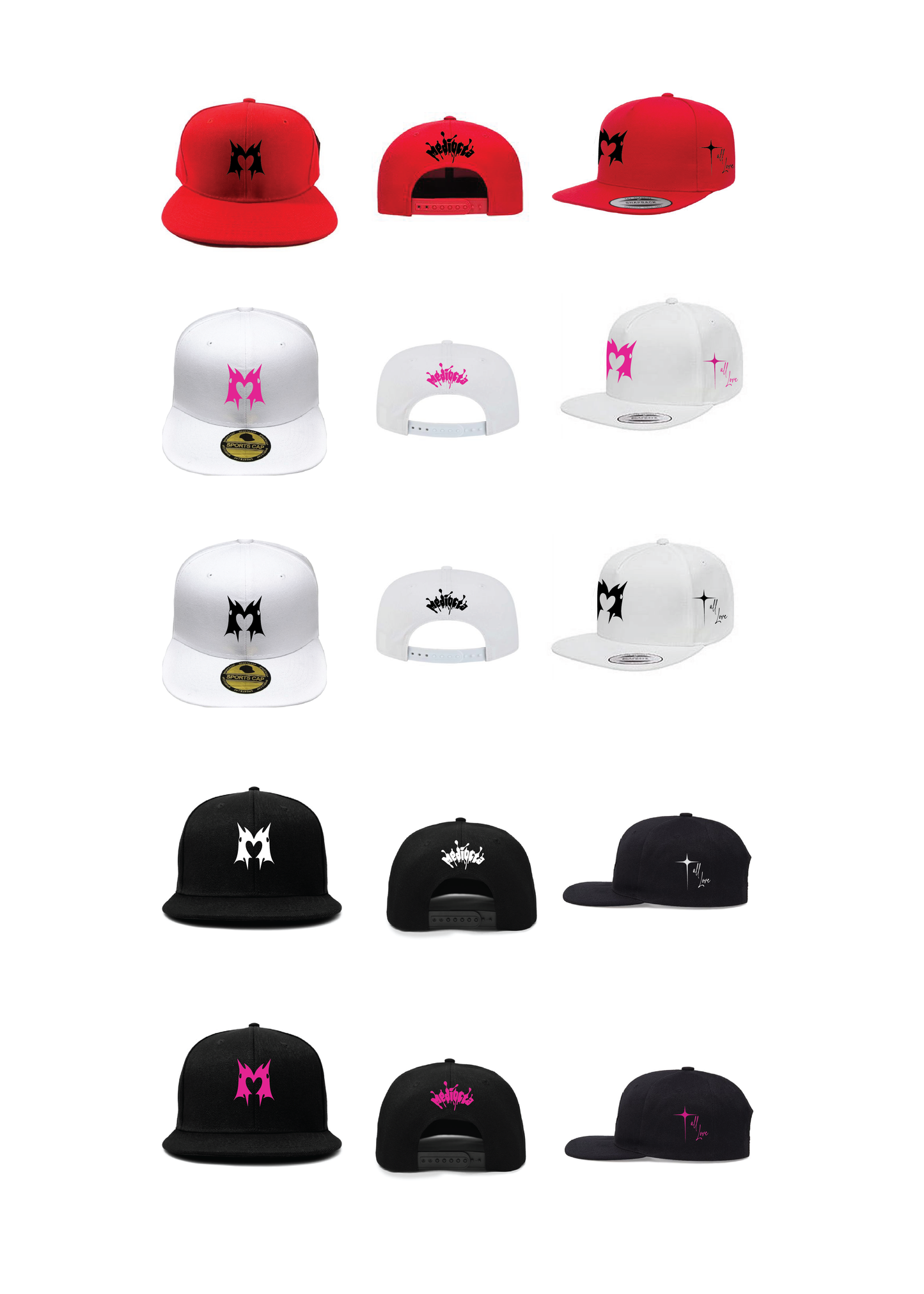 ‘M’ snapback cap